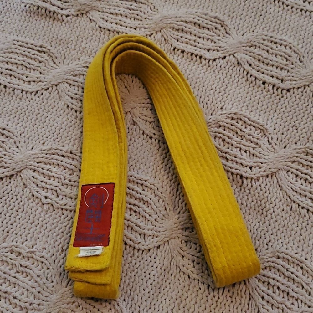 Martial Arts Gi Proforce Gladiator Gi Belt Yellow 3